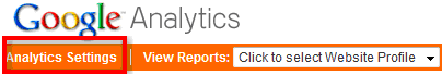 Analytics Settings