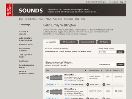 British Library Sound Archive Screenshot 2