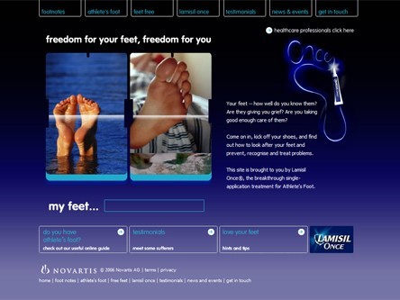 Novartis (Lamisil) Screenshot 1