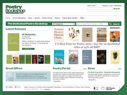 Poetry Book Society Screenshot 1