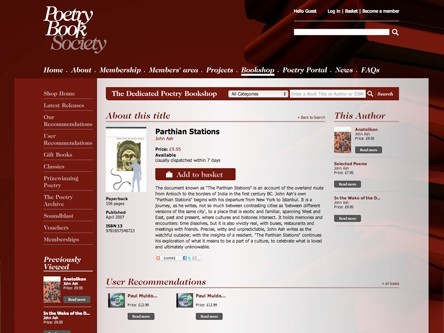 Poetry Book Society Screenshot 2