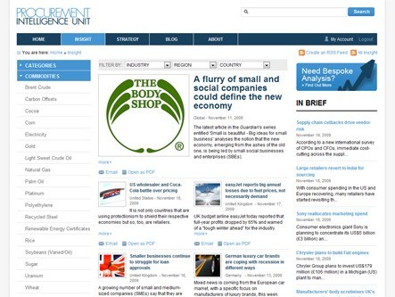 Procurement Intelligence Screenshot 3