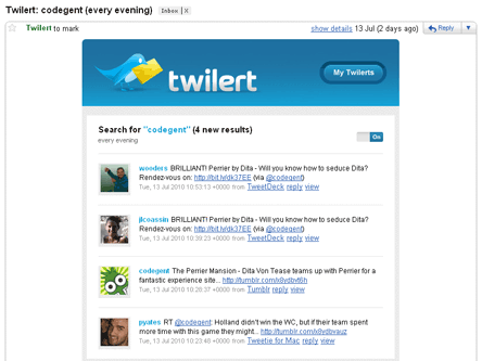 Twilert Screenshot 3