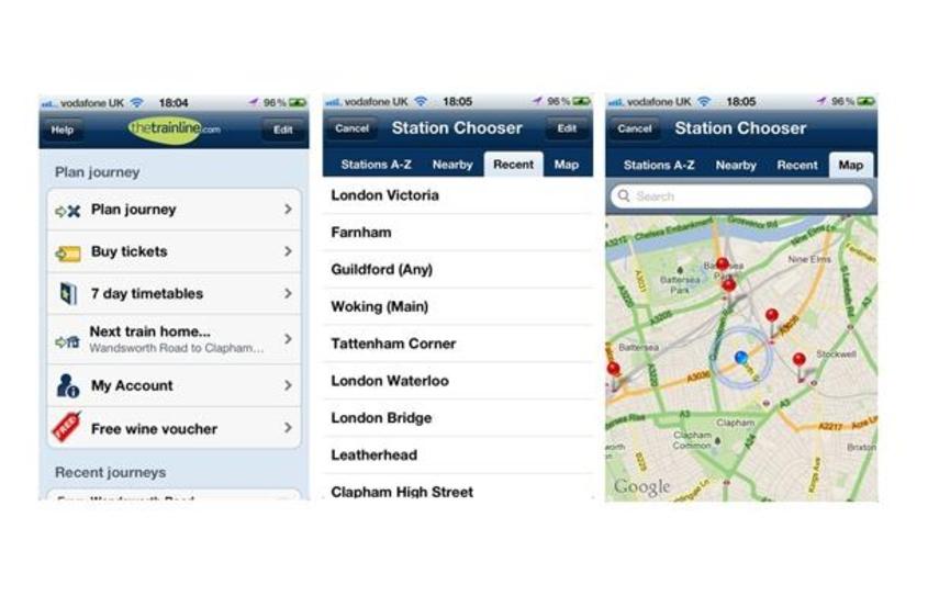 I couldn't live without.... the trainline app