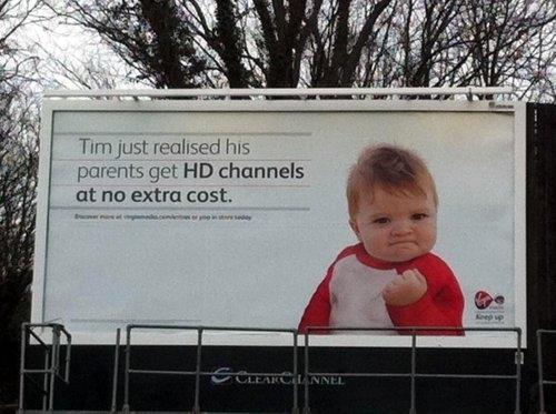 Success Kid Virgin Media